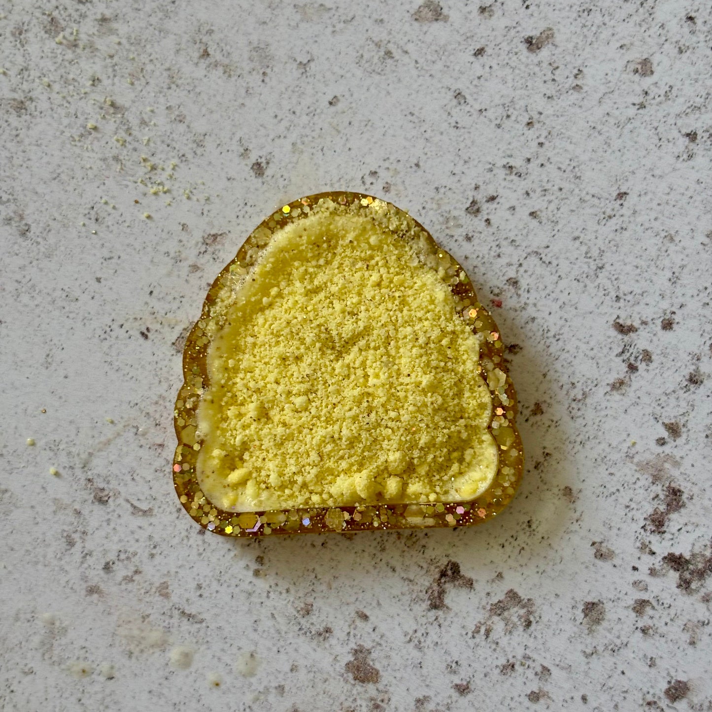 handmade natural bath dust bubble bar honey bee fizz