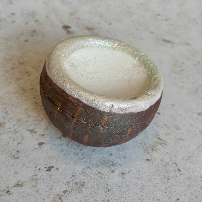 handmade natural coconut bath bomb