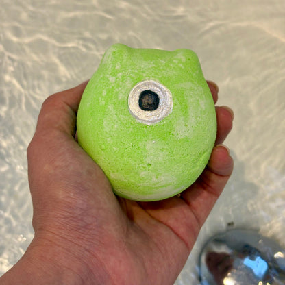 monster bubble bath bomb handmade natural