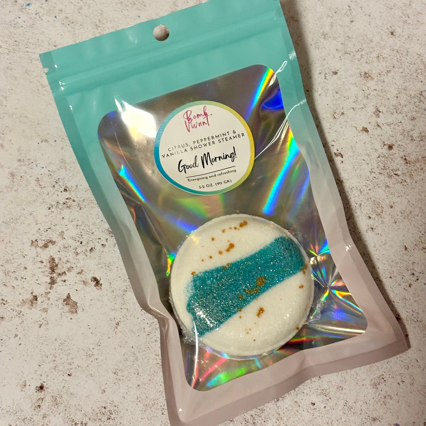 handmade natural shower steamer