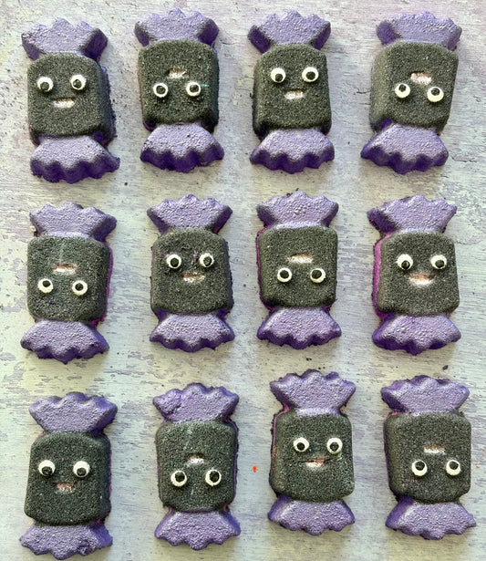 handmade natural halloween sweet candy bath bomb