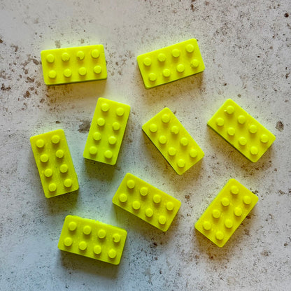 handmade natural lego bath bomb