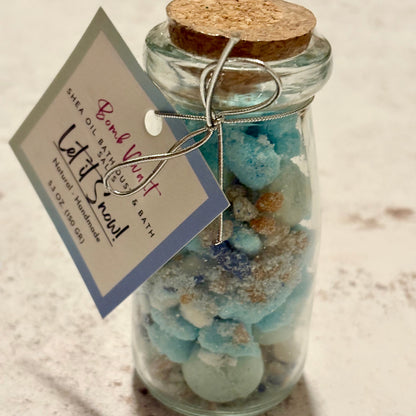 handmade natural bath bombs bath dust Christmas stocking filler
