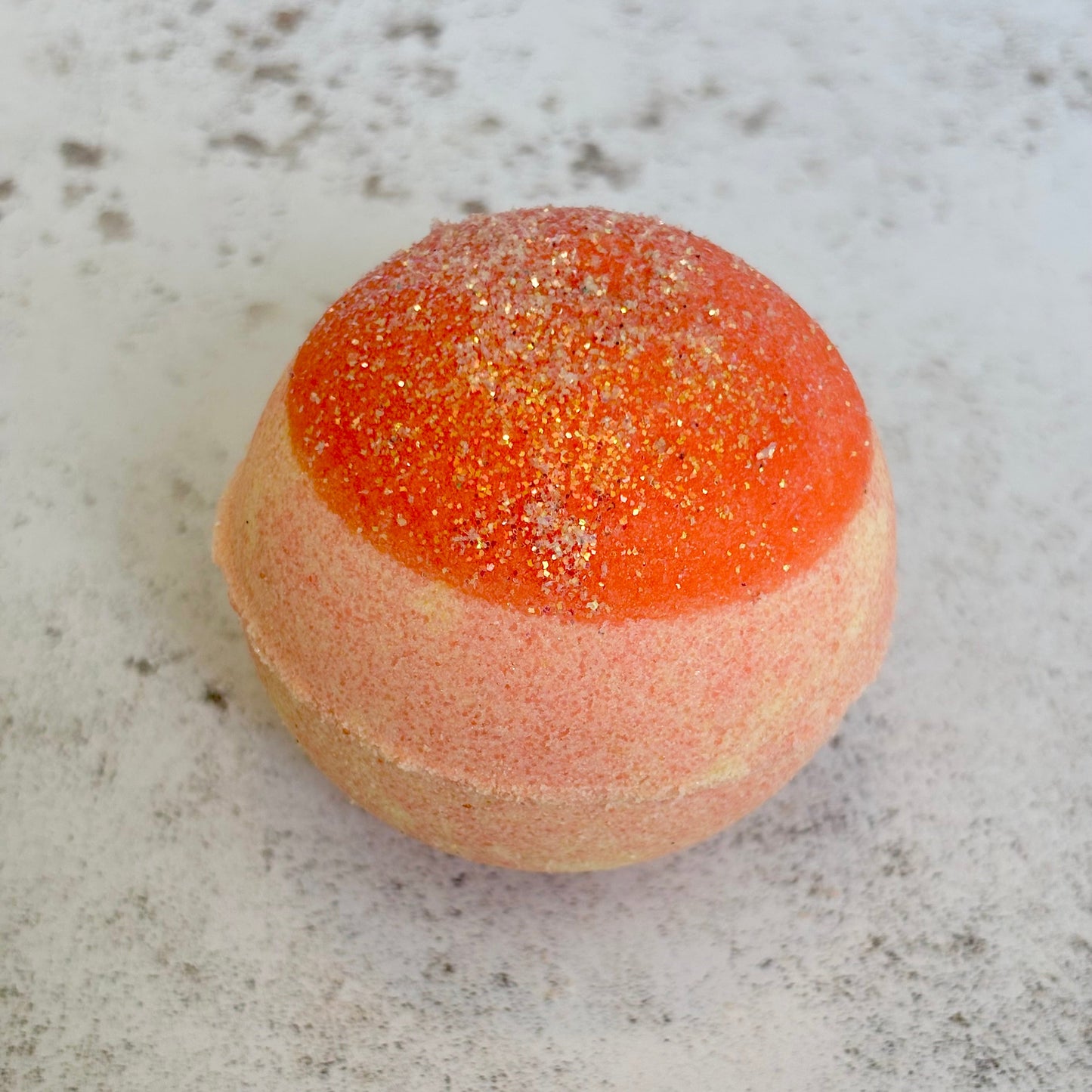 handmade natural mango bath bomb