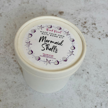 mermaid make your own bath bomb kit handmade natural