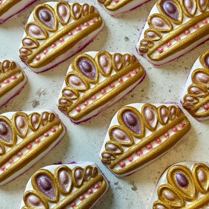 princess crown rapunzel handmade natural bath bomb