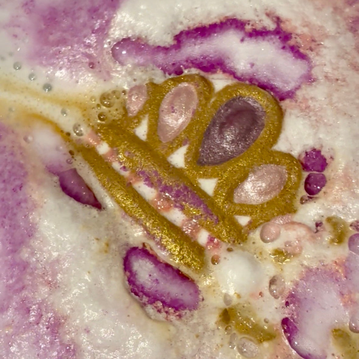 princess crown rapunzel handmade natural bath bomb