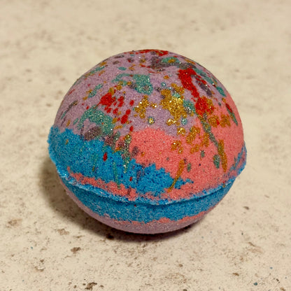 handmade natural superhero bath bomb
