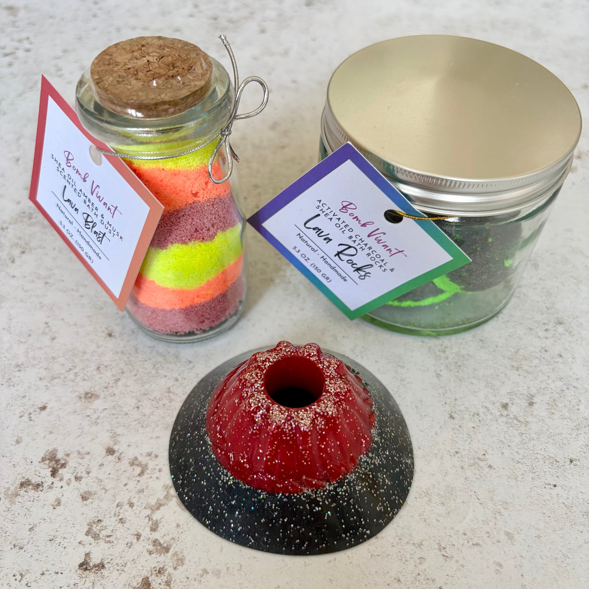 volcano bath time potion play set